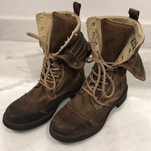 Superdry brand union boots size 8 women